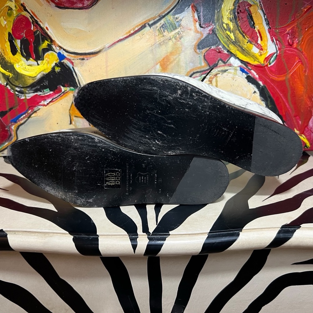 Opening Ceremony-Marble Print Pointed Toe Platform Shoes-7 - Picture 7 of 11